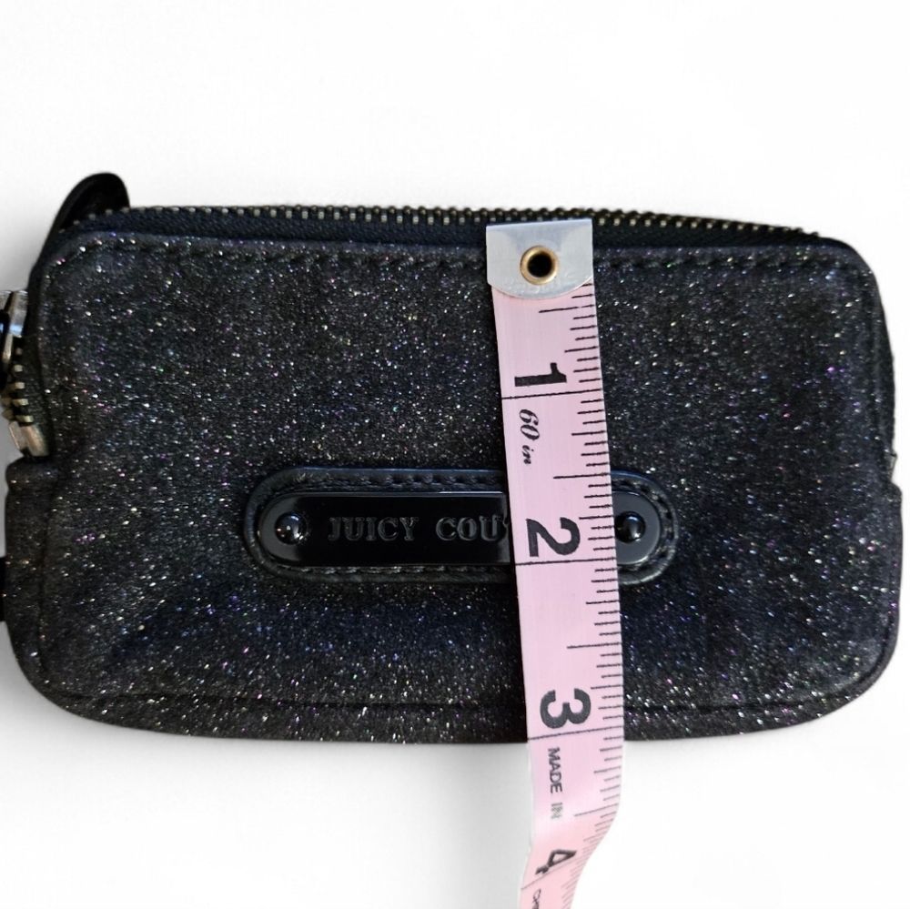 Y2K Juicy Couture Black Stardust Wristlet With Original Box - Picture 8 of 11